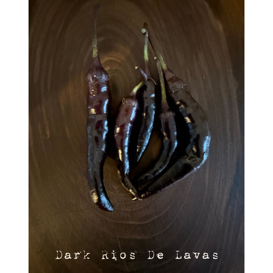 Dark Rios De Lavas Hot Pepper Seeds